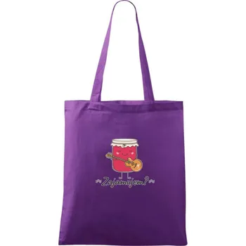 Zajamujem? - Taška bavlněná - 42 x 38 cm ( Fialová )