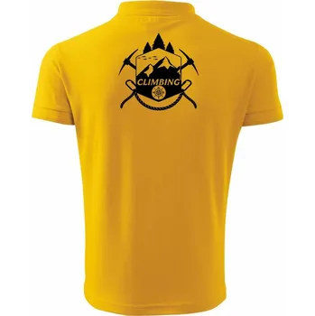 Pánská košile Climbing Erb - Polokošile pánská Pique Polo 203 - 3XL ( Žlutá )