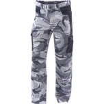 CRV Kalhoty pracovní do pasu CRAMBE, camouflage šedé, 03020252G5001, vel S