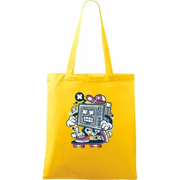 TVskejťák - Taška bavlněná - 42 x 38 cm ( Žlutá )