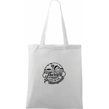 I don't need therapy countryside - Taška bavlněná - 42 x 38 cm ( Bílá )
