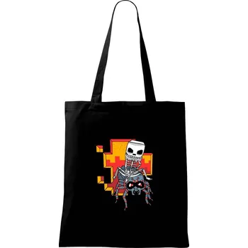 Nákupní taška Minemania (Pecka design) - Taška bavlněná - 42 x 38 cm ( Černá )