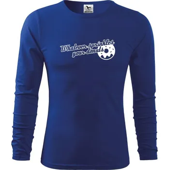 Chlapecké tričko Whatever Sprinkles your Donuts - Triko dětské Long Sleeve - 122 cm/6 let ( Královská modrá )