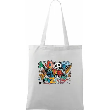 Zoo triko - Taška bavlněná - 42 x 38 cm ( Bílá )