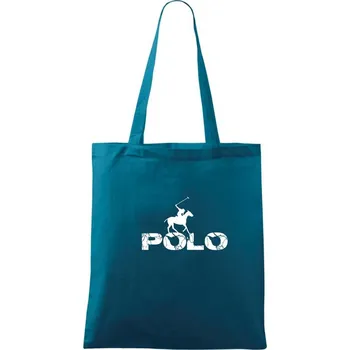 Polo blesk - Taška bavlněná - 42 x 38 cm ( Petrolejová )
