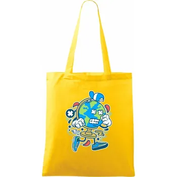 Globus komiks - Taška bavlněná - 42 x 38 cm ( Žlutá )