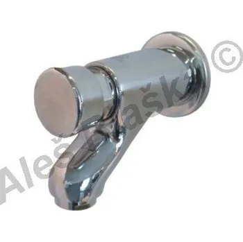 Ventil TENDER TR 20 tlačítkový výtokový ventil nástěnný samouzavírací - časový, tlačný - CHROM TR20