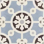 Dlažba Del Conca Paris blu 20x20 cm mat 20PR00YBA