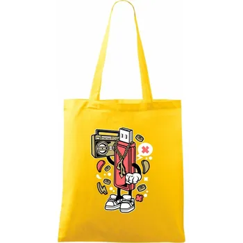 Flashňák - Taška bavlněná - 42 x 38 cm ( Žlutá )