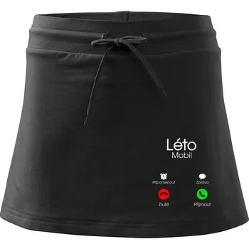 Dámská sukně Léto volá - Sportovní sukně - two in one - XS ( Černá )