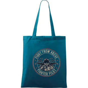 Death From Above - Taška bavlněná - 42 x 38 cm ( Petrolejová )