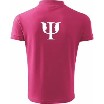 Pánská košile Psychologie logo muž a žena - Polokošile pánská Pique Polo 203 - XL ( Purpurová )