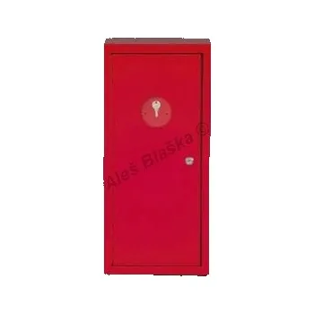 Hasicí přístroj ALBECO - ČR | Skříňka se zámkem na hasicí přístroj sněhový - 6kg bílá SHPZ-CO2