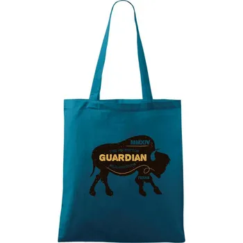 Bison guardian - Taška bavlněná - 42 x 38 cm ( Petrolejová )