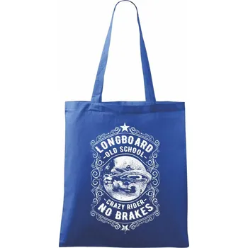 Lonboard Crazy Rider - Taška bavlněná - 42 x 38 cm ( Královská modrá )