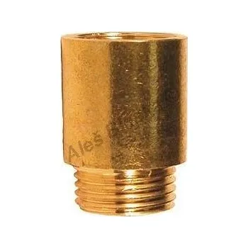 Fitinka Prodloužení mosazné těžké - MOSAZ - 1/2"x15 1220 1/2"