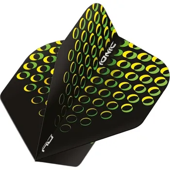 Příslušenství pro šipky Letky Red Dragon Hardcore Ionic Yellow Circles Dart Flights