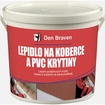 Stavebniny Den Braven - Lepidlo na koberce a PVC krytiny Hmotnost tmelu: 1 kg + dárek k objednávce nad 1000Kč