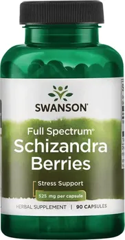 Přírodní produkt Swanson Schizandra Berries 525 mg 90 cps.