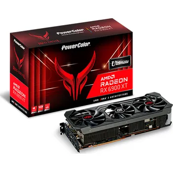 PowerColor Red Devil AMD Radeon RX 6900 XT Ultimate 16 GB GDDR6 (AXRX 6900XTU 16GBD6-3DHE/OC) Grafická karta PowerColor Red Devil AMD Radeon RX 6900 XT Ultimate 16 GB GDDR6 (AXRX 6900XTU 16GBD6-3DHE/OC)