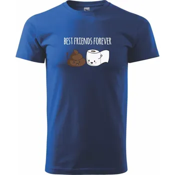 Pánské tričko WC friends - Klasické pánské triko vyšší gramáže - XS ( Královská modrá )