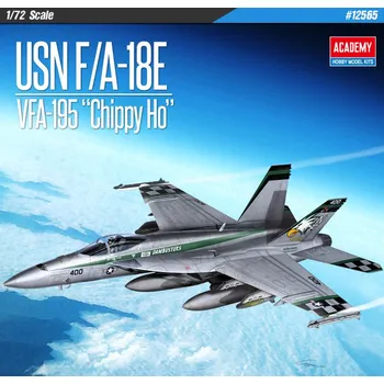 Plastikový model Academy USN F/A-18E VFA-195 Chippy Ho 1:72