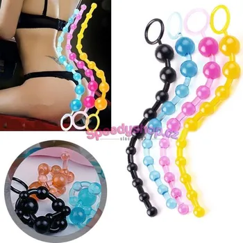 Stimulační anální a vaginální kuličky X10 - růžové