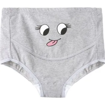 Těhotenská podprsenka Těhotenské kalhotky s vysokým pasem Barva: Šedá, Velikost: 3XL