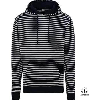 Pruhovaná námořnická mikina navy/white Velikost: L