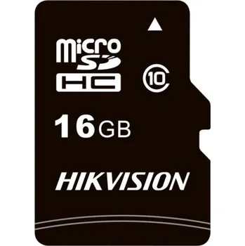 Paměťová karta Hikvision MicroSDHC 16 GB Class 10 UHS-I + adaptér (HS-TF-C1(STD)/16G/ADAPTER)