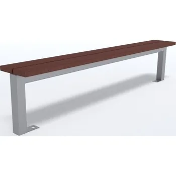 Zahradní lavice HTI Lavička Lea s plastem KA-R1015 Délka latí: 1500 mm, Typ ukotvení: klasické (šrouby), Barva konstrukce: kovářská čerň