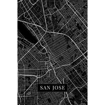 Plakát Plakát, Obraz - San Jose black, POSTERS