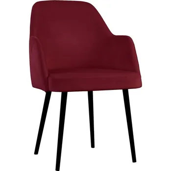 Jídelní židlička Moderní čalouněné křeslo Caprice 5 - vínově červená