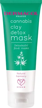Pleťová maska Dermacol Cannabis Clay Detox Mask 100 ml