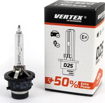 Autožárovka Vertex Car Accessories Extra Power E4 D2S 12V 35W