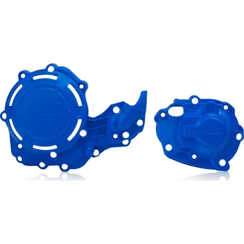 Sada kryt víčka spojky, zapalování a vodní pumpy ACERBIS pro YAMAHA YZF 450 2018-2022 barva modrá