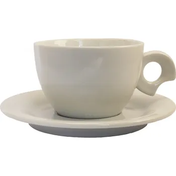 Karlovarský porcelán DOVA na cappuccino s podšálkem 240 ml