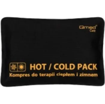 Chladicí sáček QMED Hot/Cold gelový polštářek černý 10 x 15&nbsp;cm