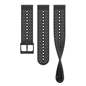 Příslušenství k chytrým hodinkám Suunto 22mm Athletic 1 Silikonový řemínek All Black S+M SS050691000