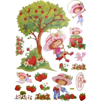 Samolepící dekorace Samolepka na zeď Jahůdka 2 50 x 70 cm (dětská dekorace na zeď)