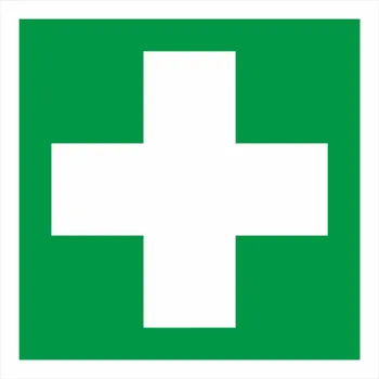 Lékárnička Tabulka – První pomoc, plast, 15 × 15 cm