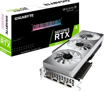 Grafická karta Gigabyte GeForce RTX 3070 Ti Vision 8 GB GDDR6X (GV-N307TVISION OC-8GD)