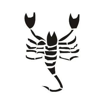 Samolepící dekorace Samolepka na zeď Znamení zvěrokruhu Štír (dekorace na zeď)