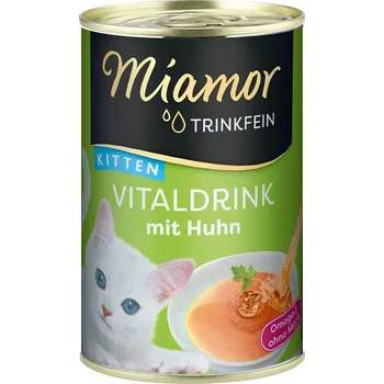 Krmivo pro kočku Miamor Trinkfein Vitaldrink nápoj pro koťata kuřecí maso 24 × 135 ml
