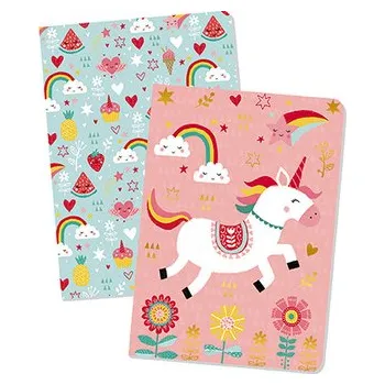 Dětské zboží Poznámkový sešit 2 druhy Jednorožec a Liška Janod