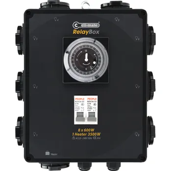 Spínací hodiny CLI-MATE Timer Relay 8x600W