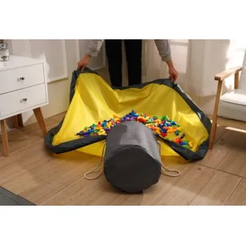 úložný prostor na hračky Úložný box na LEGO a na hračky, barva šedá