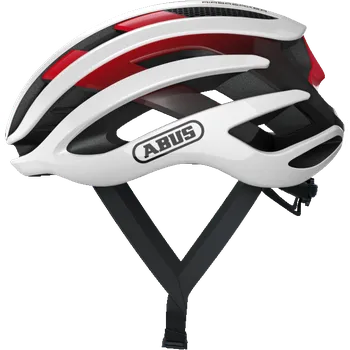 Cyklistická přilba Abus AirBreaker bílá/červená S