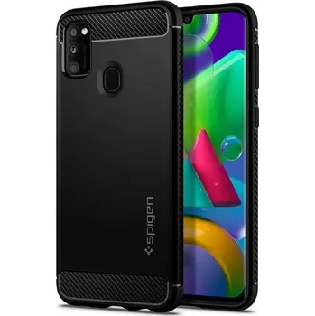 Spigen Liquid Air pro Samsung Galaxy M21/M30s černý Pouzdro na mobilní telefon Spigen Liquid Air pro Samsung Galaxy M21/M30s černý