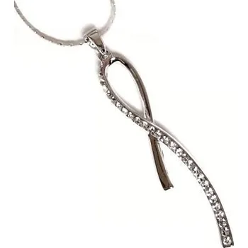 Náhrdelník Náhrdelník VLNKY 55mm Swarovski Crystal